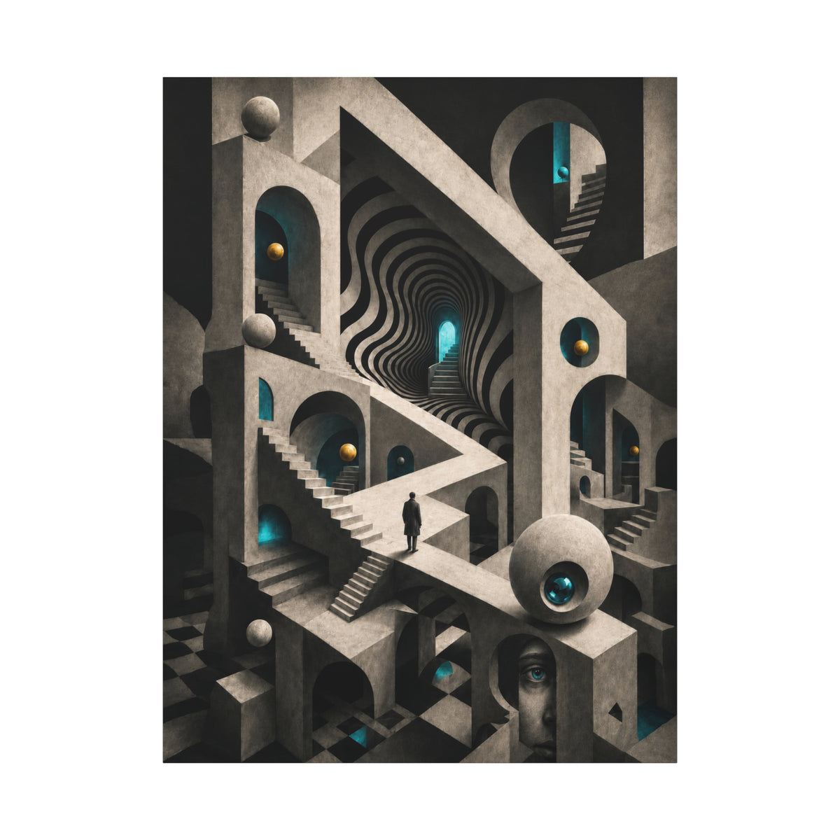 Apertura Mentis · Frameless Canvas