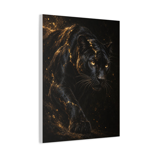 Aurea Umbra frameless canvas side view