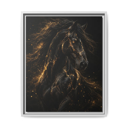 Equus Noctis · Framed Canvas