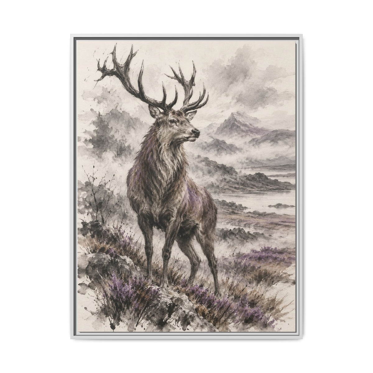 Rex Montium · Framed Canvas