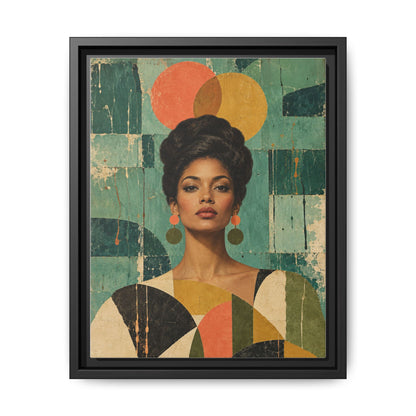 Coral Equinox · Framed Canvas