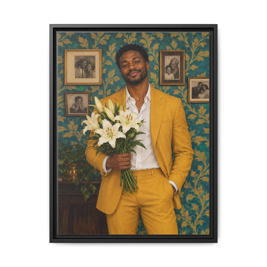 The Visitor · Framed Canvas