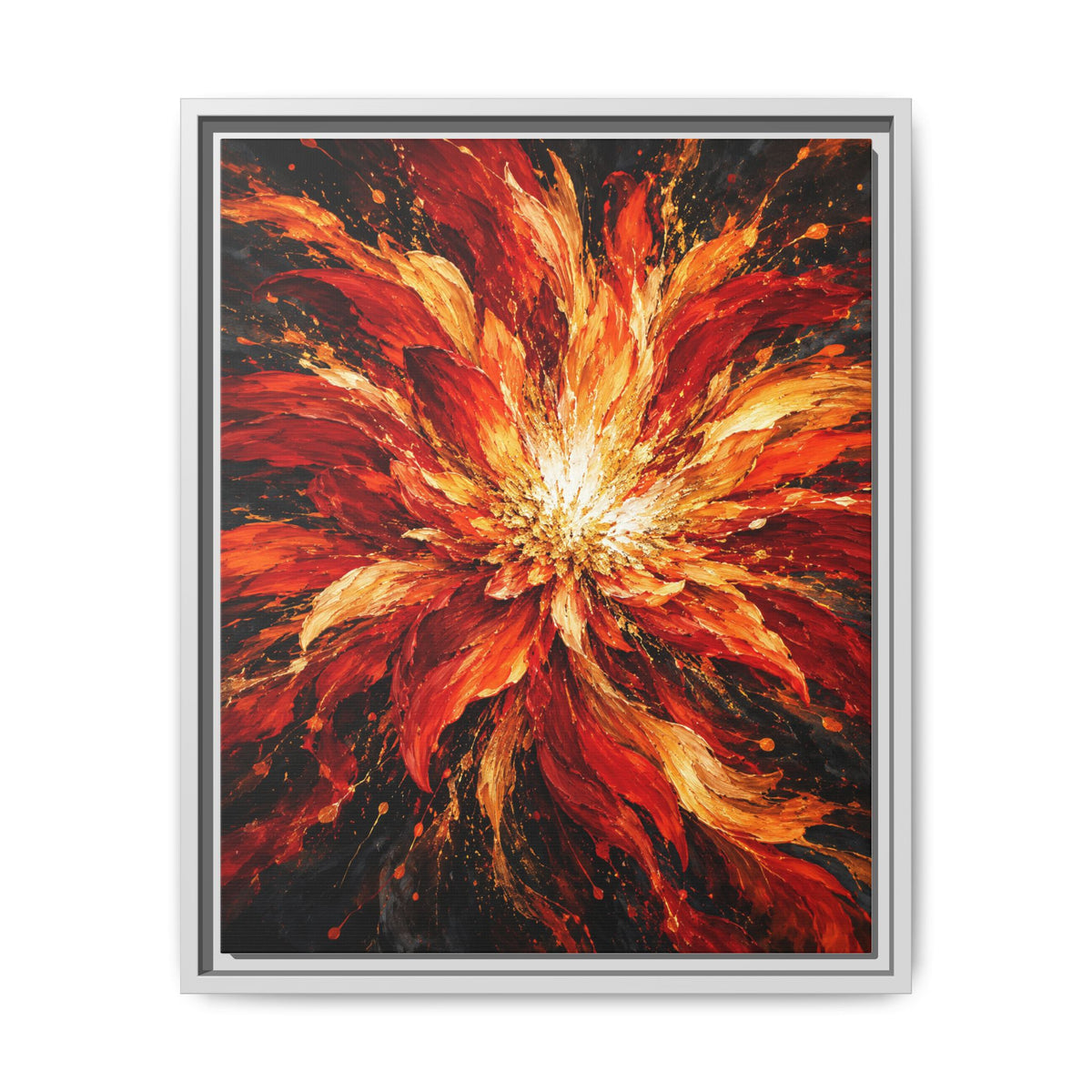 Phoenix Bloom · Framed Canvas