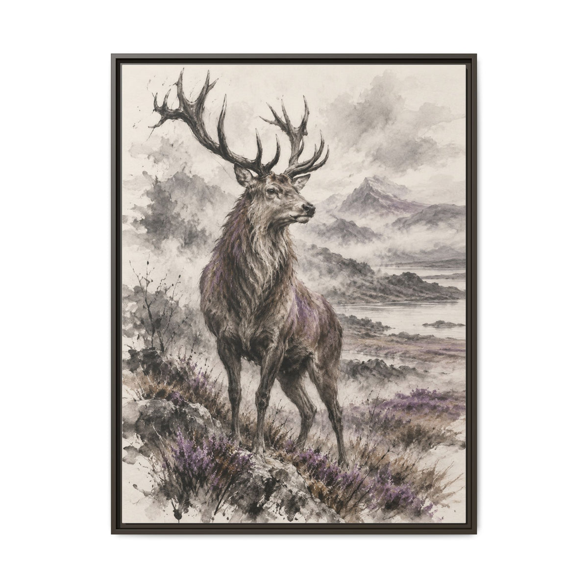Rex Montium · Framed Canvas