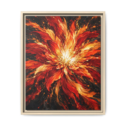 Phoenix Bloom · Framed Canvas