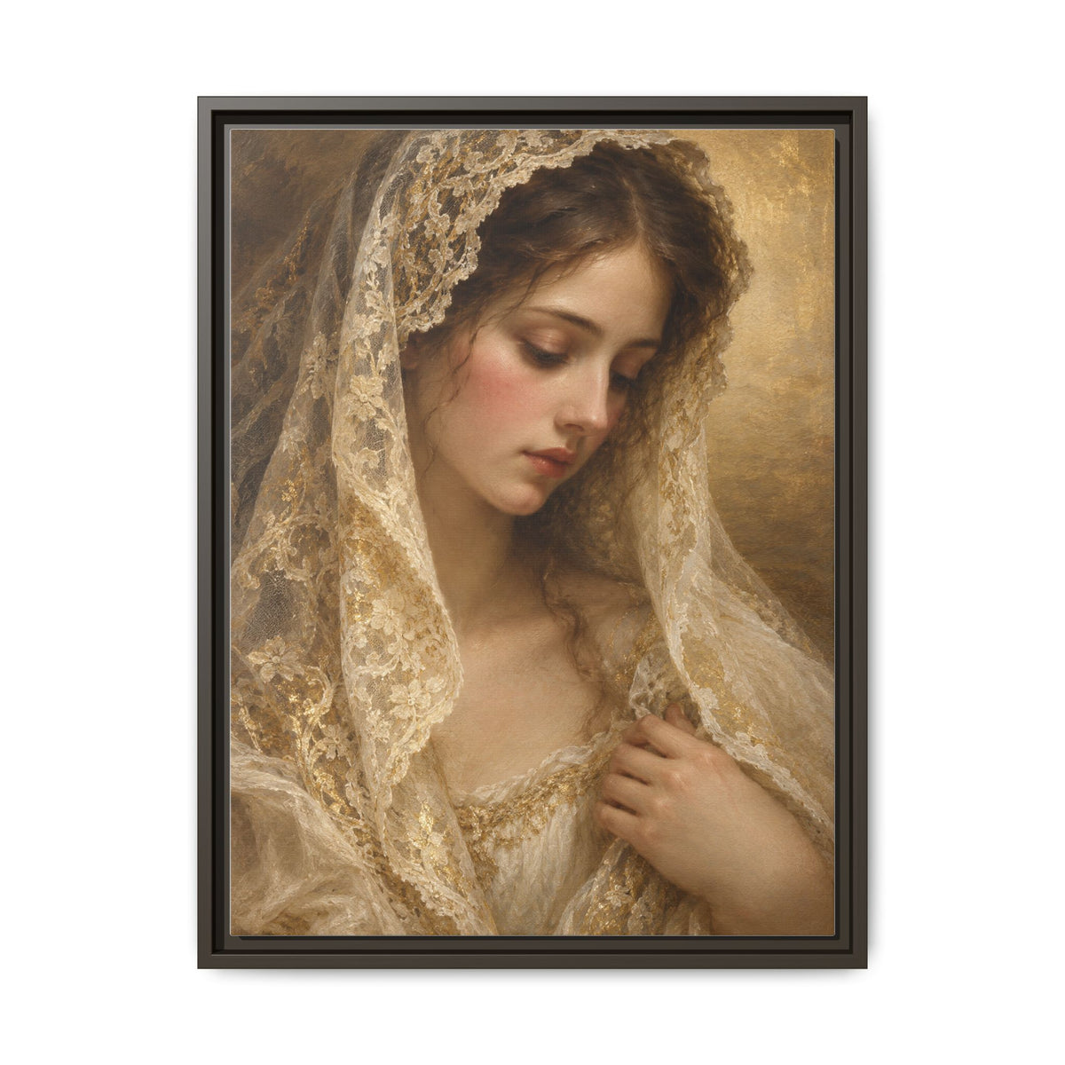 Dama di Pizzo · Framed Canvas
