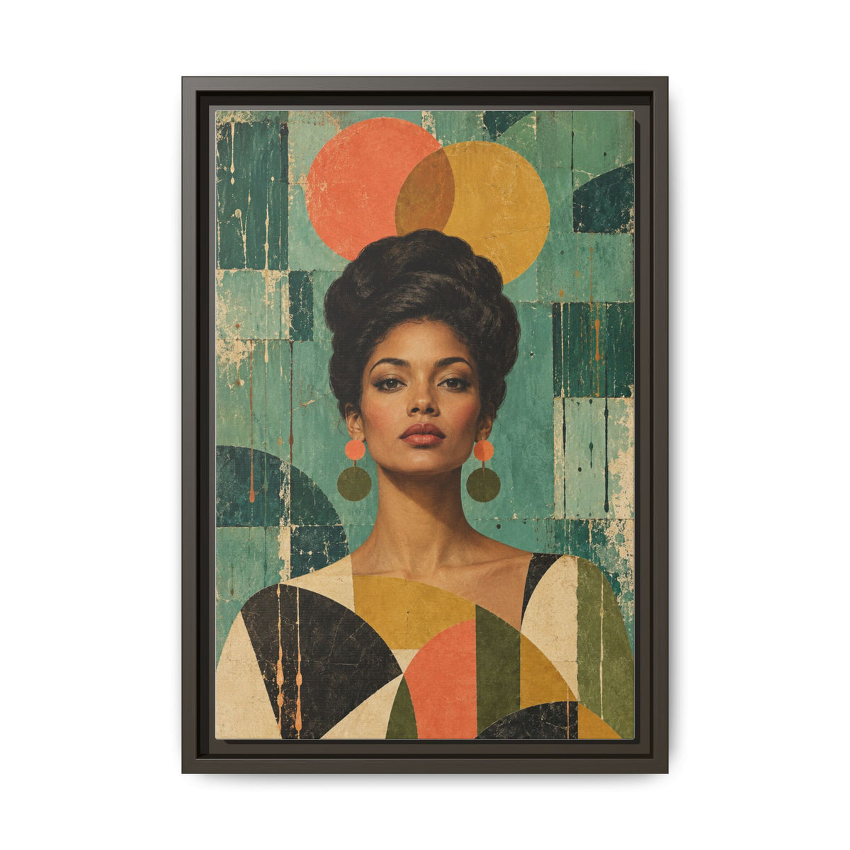 Coral Equinox · Framed Canvas