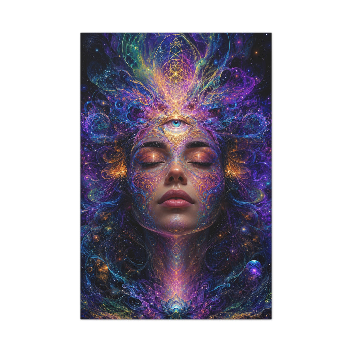 The Inner Cosmos · Frameless Canvas