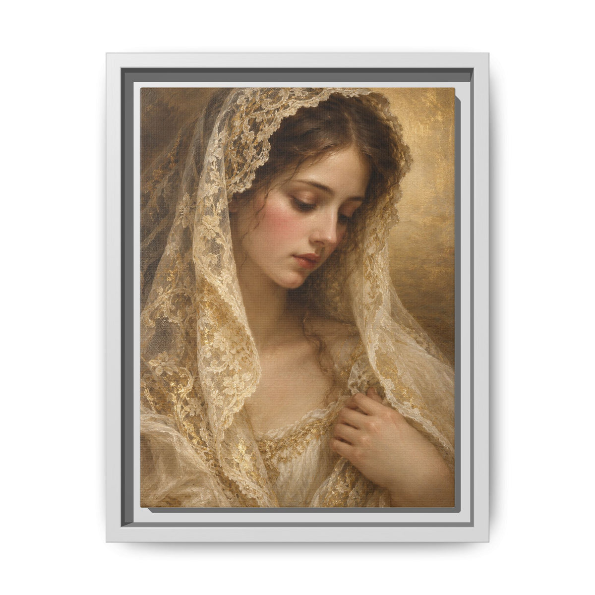 Dama di Pizzo · Framed Canvas
