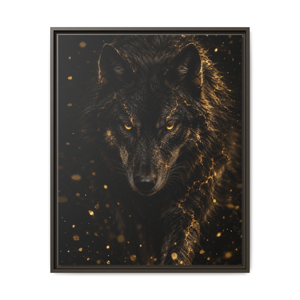 Lupus Aureus · Framed Canvas