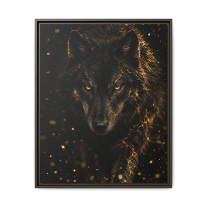 Lupus Aureus · Framed Canvas