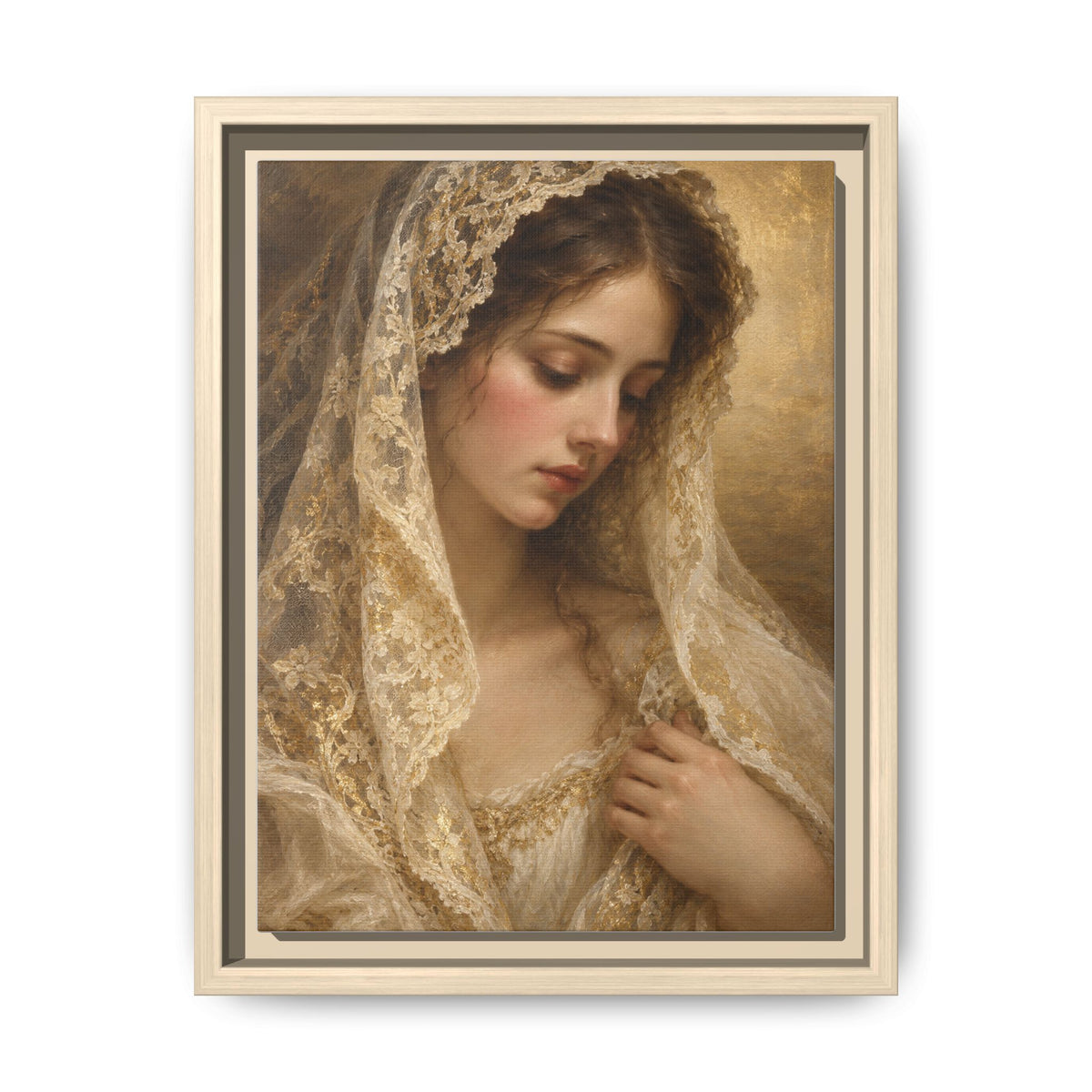 Dama di Pizzo · Framed Canvas