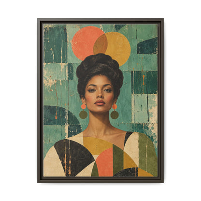 Coral Equinox · Framed Canvas