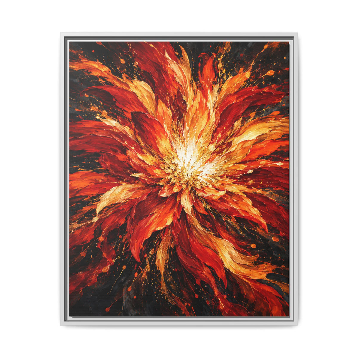 Phoenix Bloom · Framed Canvas