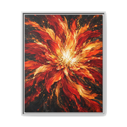 Phoenix Bloom · Framed Canvas