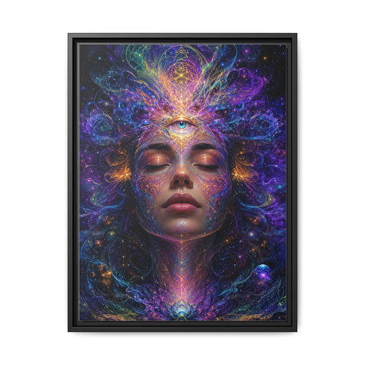 The Inner Cosmos · Framed Canvas