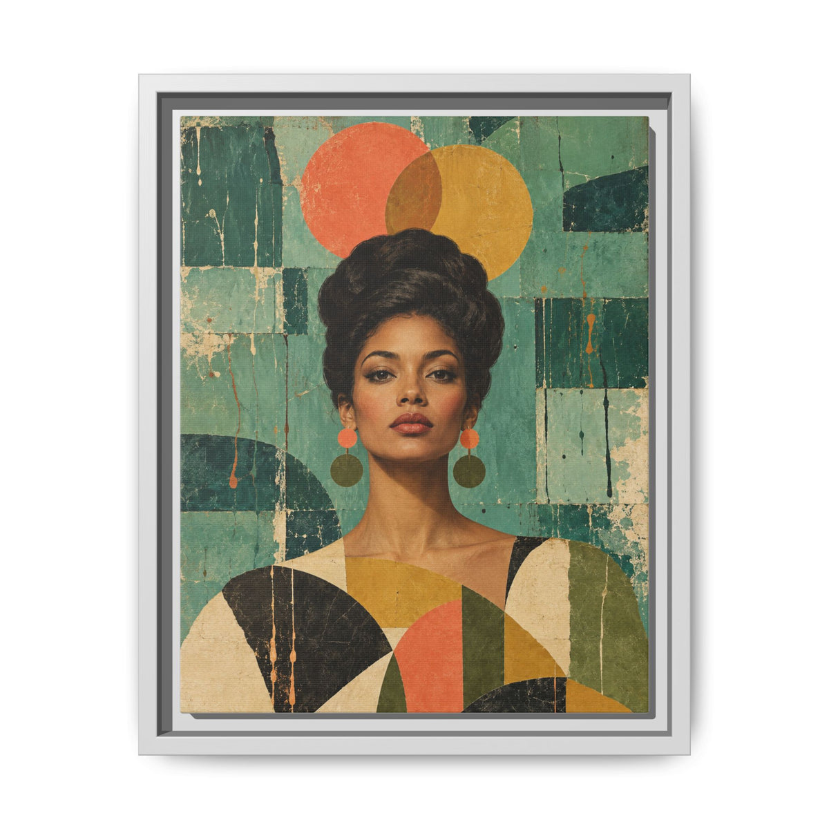 Coral Equinox · Framed Canvas