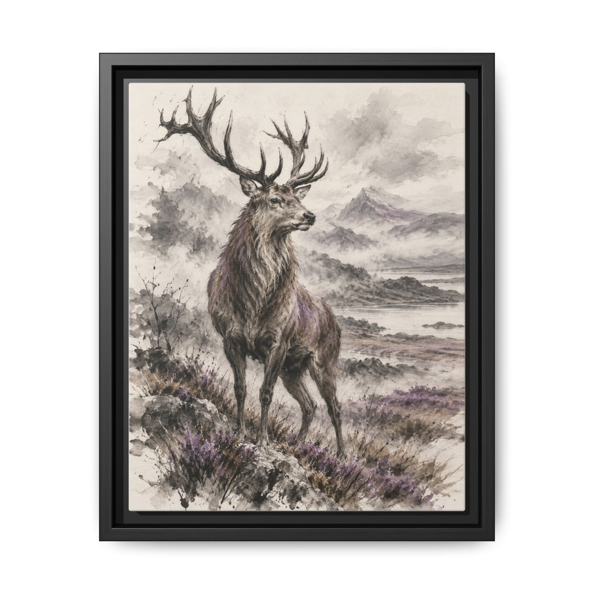 Rex Montium · Framed Canvas