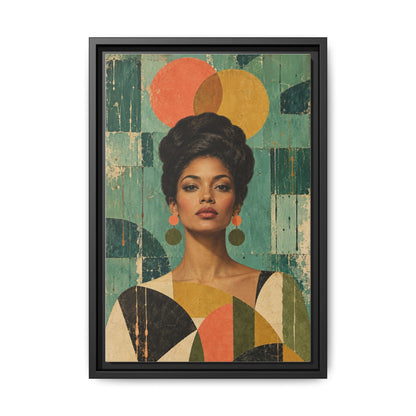 Coral Equinox · Framed Canvas