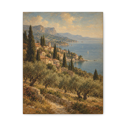 Riviera Afternoon · Frameless Canvas