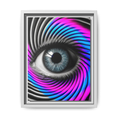 The Perception Vortex · Framed Canvas