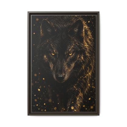 Lupus Aureus · Framed Canvas