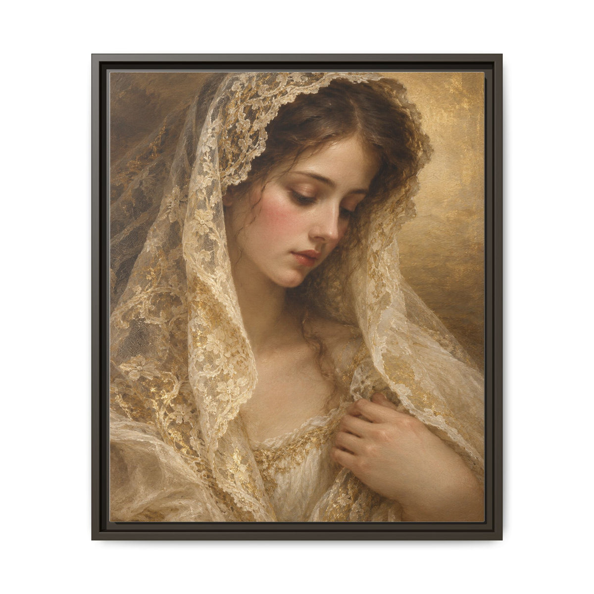 Dama di Pizzo · Framed Canvas