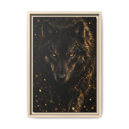 Lupus Aureus · Framed Canvas