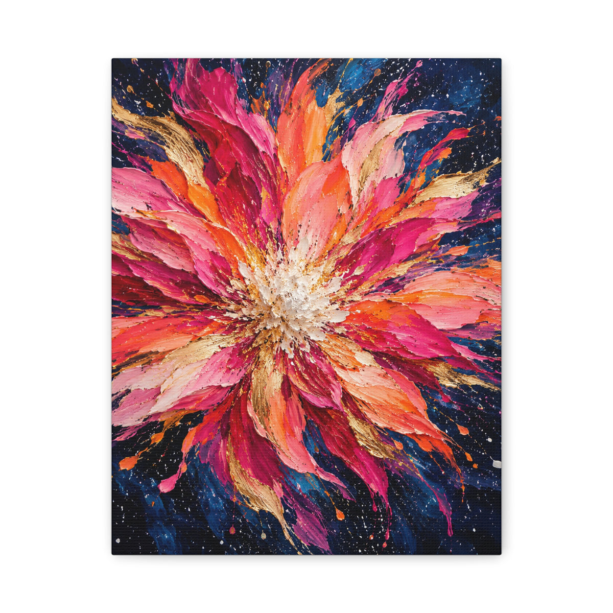 Supernova Bloom · Frameless Canvas