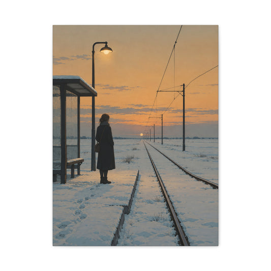 The Last Tram · Frameless Canvas