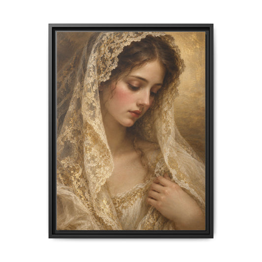 Dama di Pizzo · Framed Canvas