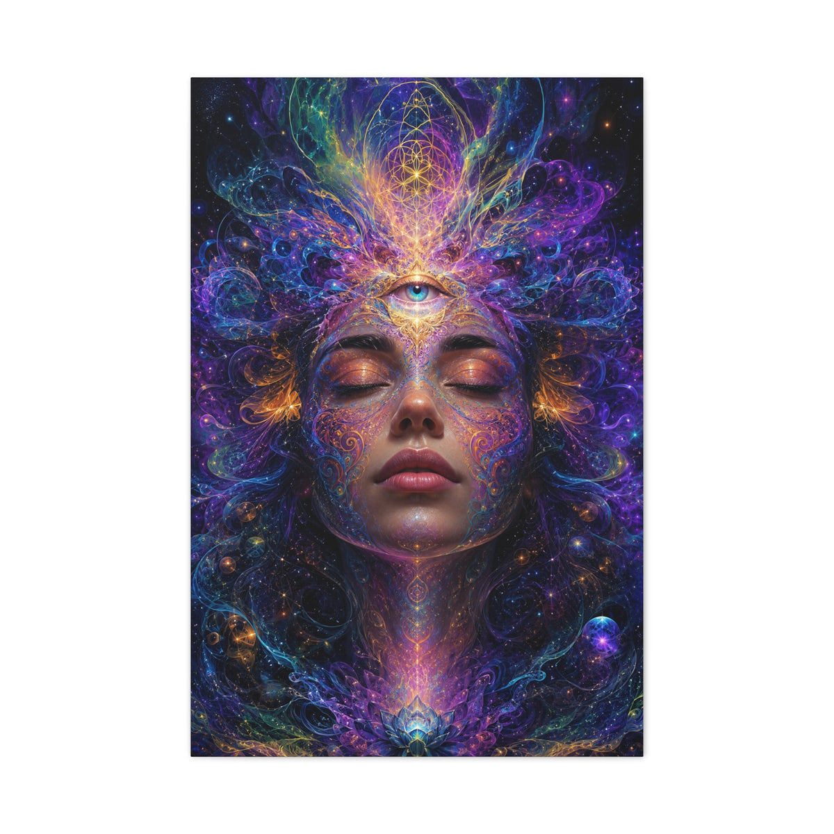 The Inner Cosmos · Frameless Canvas
