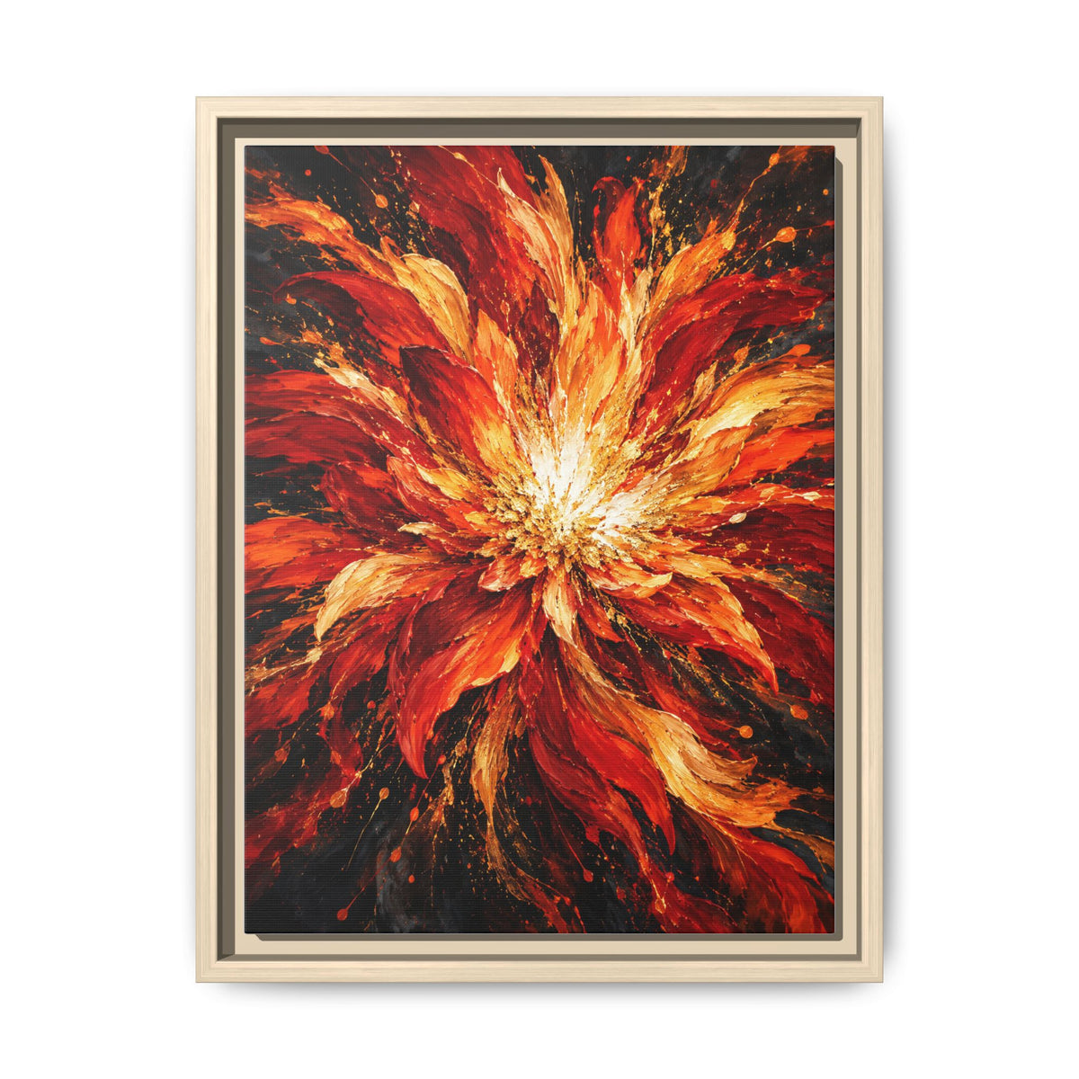 Phoenix Bloom · Framed Canvas