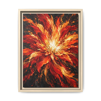 Phoenix Bloom · Framed Canvas