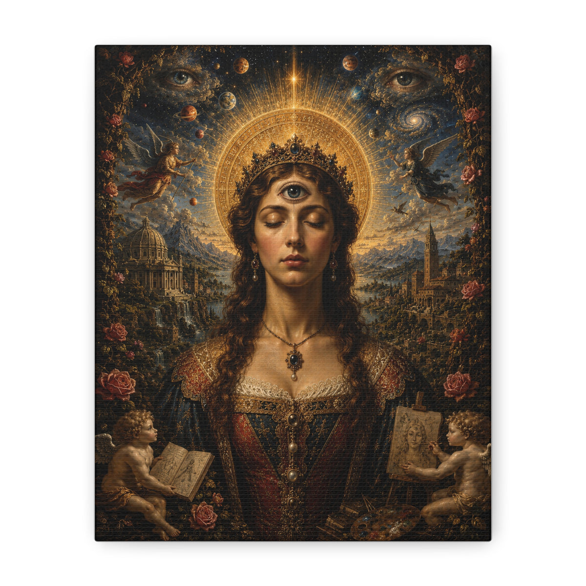 The Awakening of Celestia · Frameless Canvas