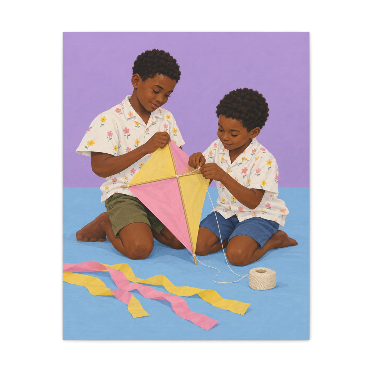 The Kite Makers · Frameless Canvas