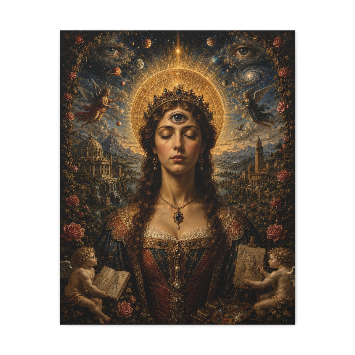 The Awakening of Celestia · Frameless Canvas