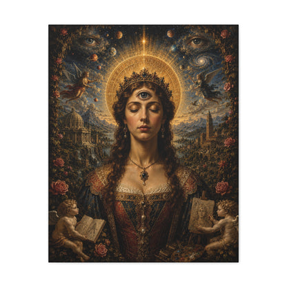 The Awakening of Celestia · Frameless Canvas