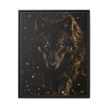 Lupus Aureus · Framed Canvas