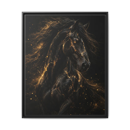 Equus Noctis · Framed Canvas