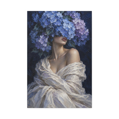 Hydrangea Blue · Frameless Canvas
