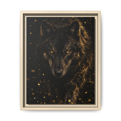 Lupus Aureus · Framed Canvas