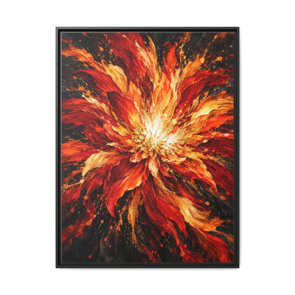 Phoenix Bloom · Framed Canvas
