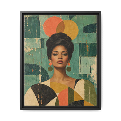 Coral Equinox · Framed Canvas