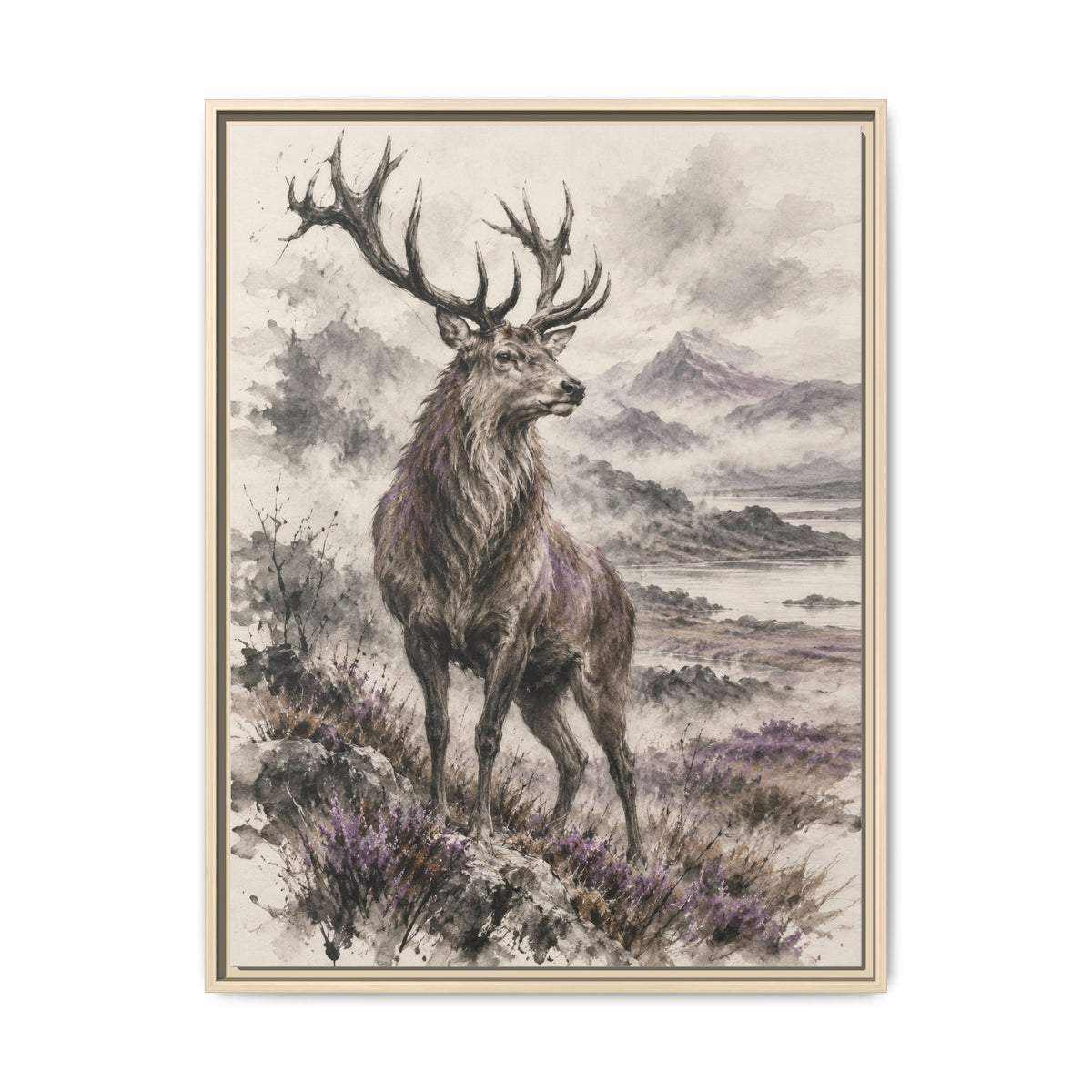 Rex Montium · Framed Canvas