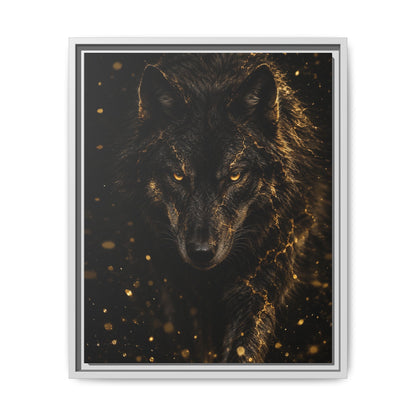Lupus Aureus · Framed Canvas