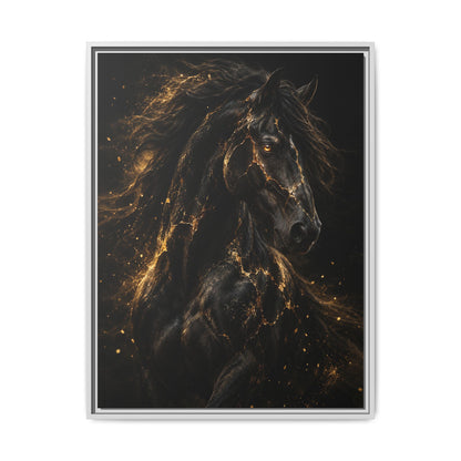 Equus Noctis · Framed Canvas