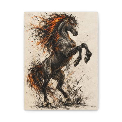 Equus Ignis · Frameless Canvas
