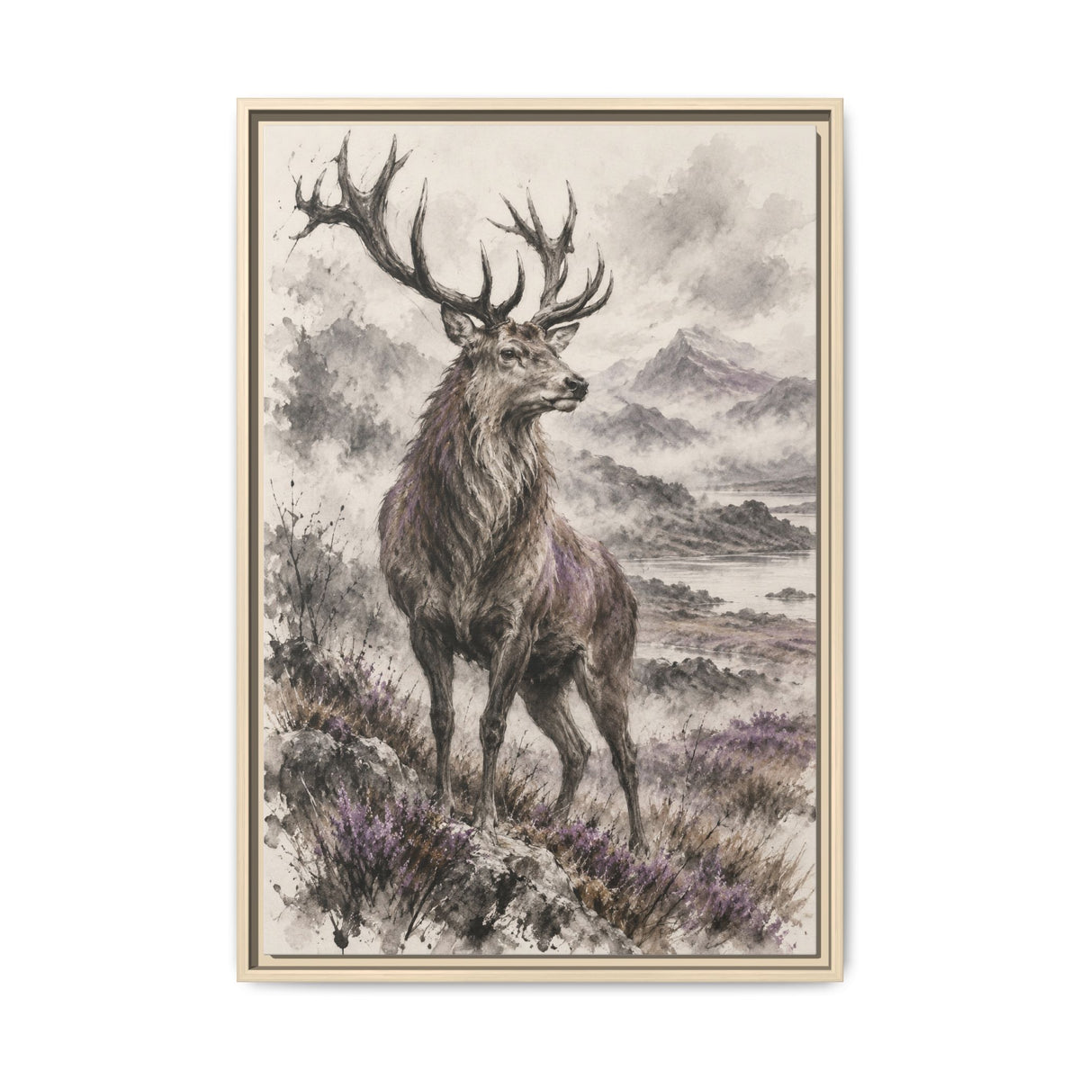 Rex Montium · Framed Canvas