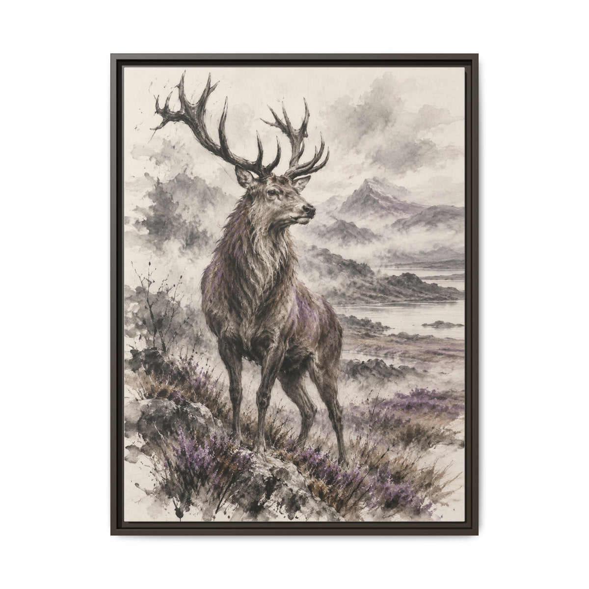 Rex Montium · Framed Canvas